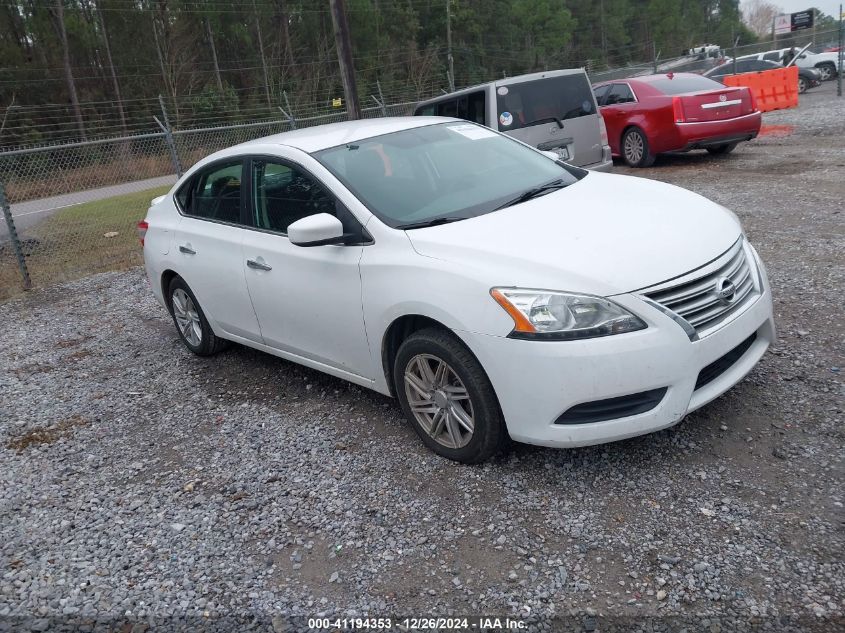 VIN 3N1AB7AP3FY343079 2015 Nissan Sentra, S no.1