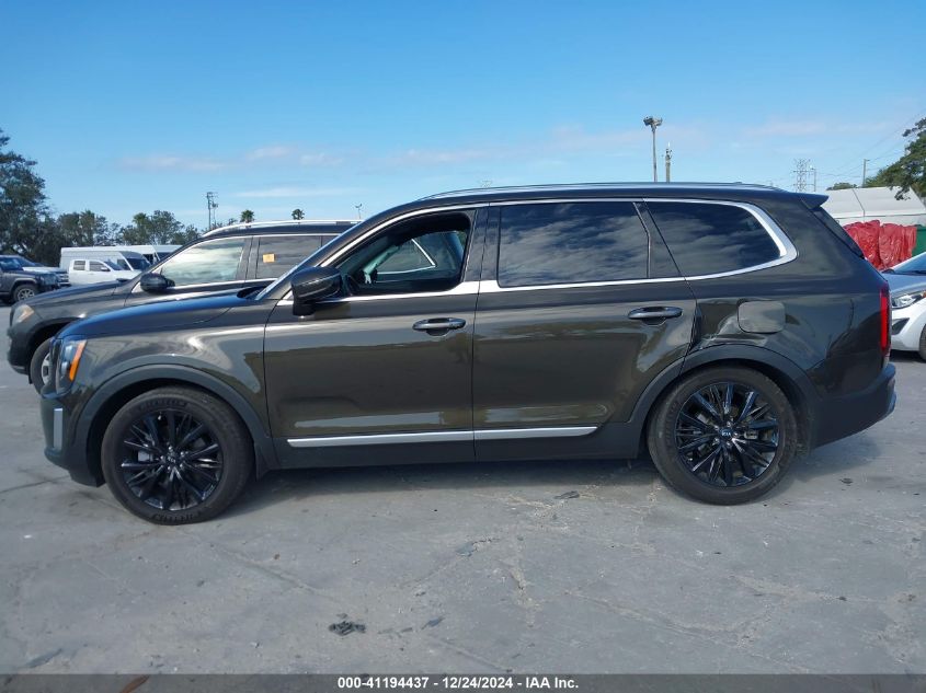 2021 Kia Telluride Sx VIN: 5XYP5DHC7MG165033 Lot: 41194437