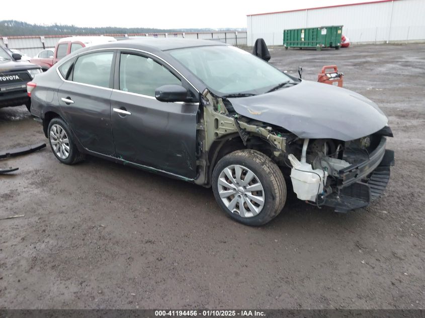 VIN 3N1AB7AP0EL688341 2014 Nissan Sentra, S no.1