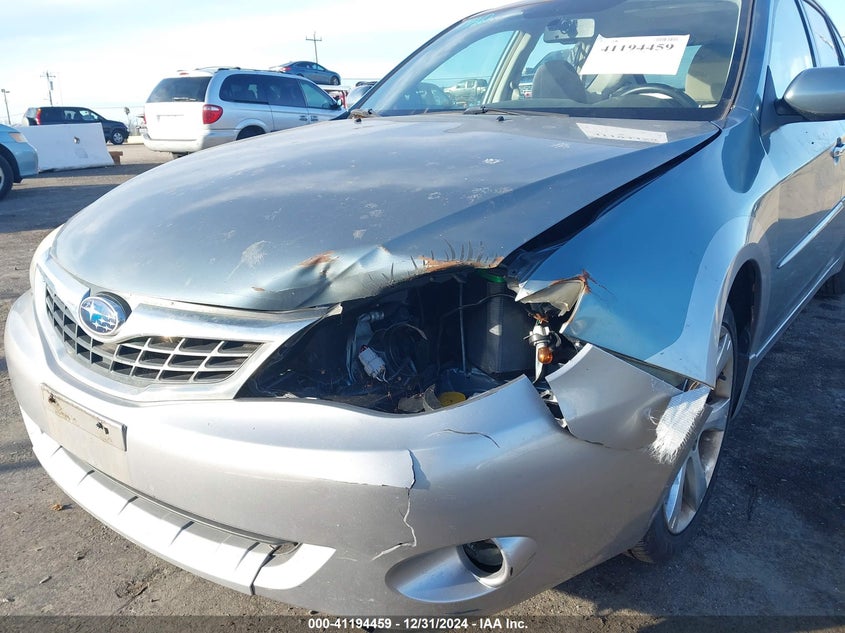 2009 SUBARU IMPREZA VIN: JF1GH63679H811051