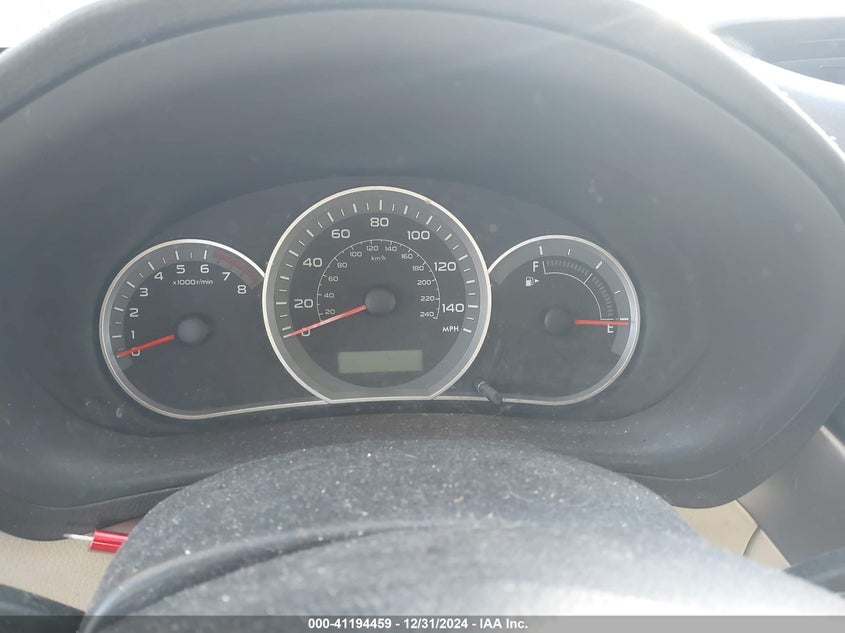 2009 SUBARU IMPREZA VIN: JF1GH63679H811051