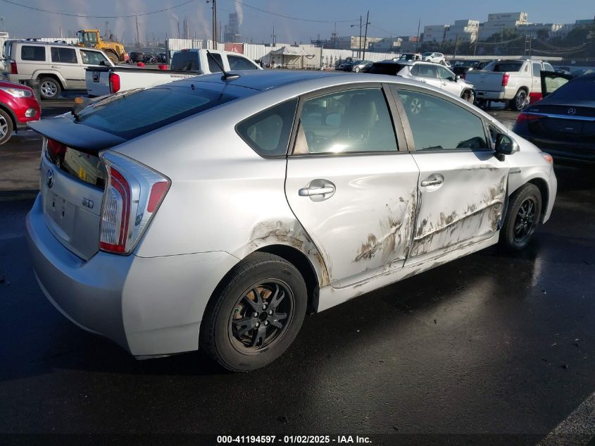 VIN JTDKN3DU4F1903599 2015 Toyota Prius, Four no.4