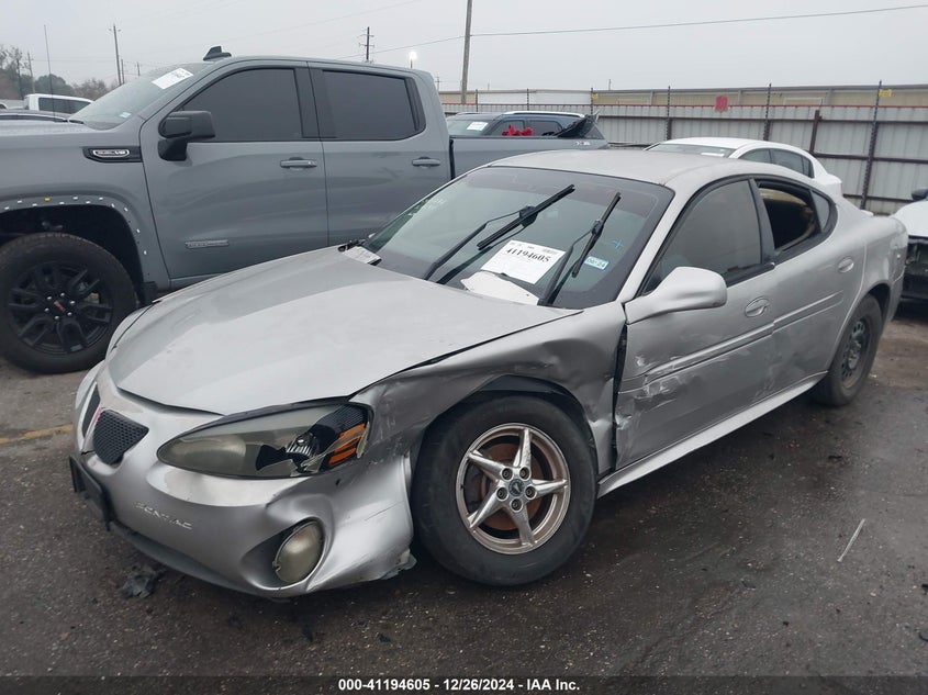 2006 Pontiac Grand Prix silver sedan gasoline 2G2WP552161310804 photo #3