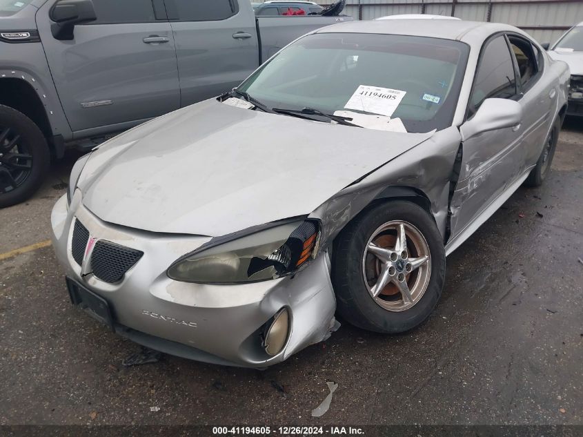 2006 Pontiac Grand Prix VIN: 2G2WP552161310804 Lot: 41194605