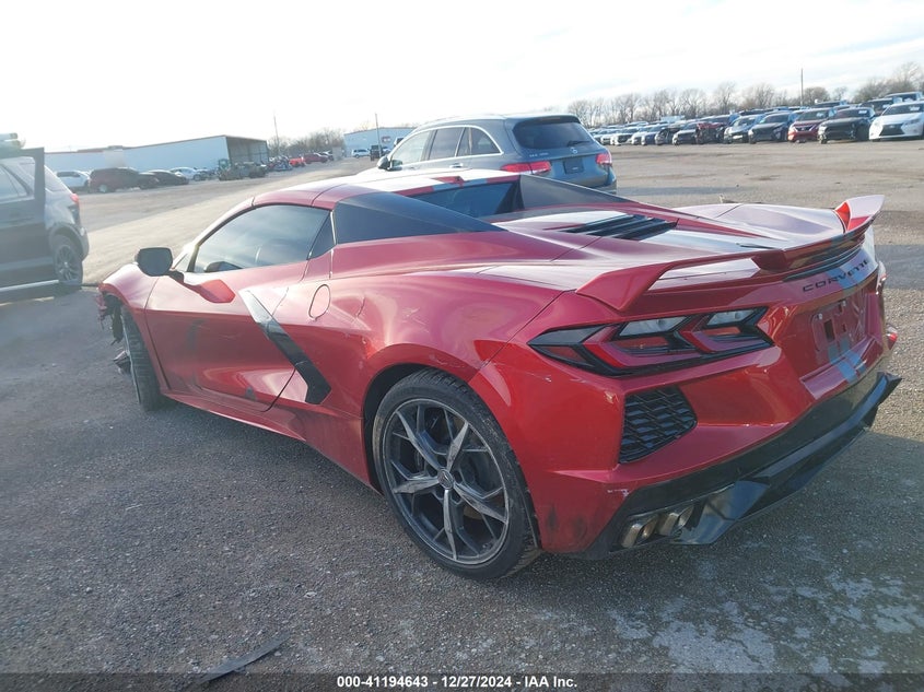 Vin: 1g1yc3d46n5117092, lot: 41684935, chevrolet corvette stingray rwd  3lt 20223