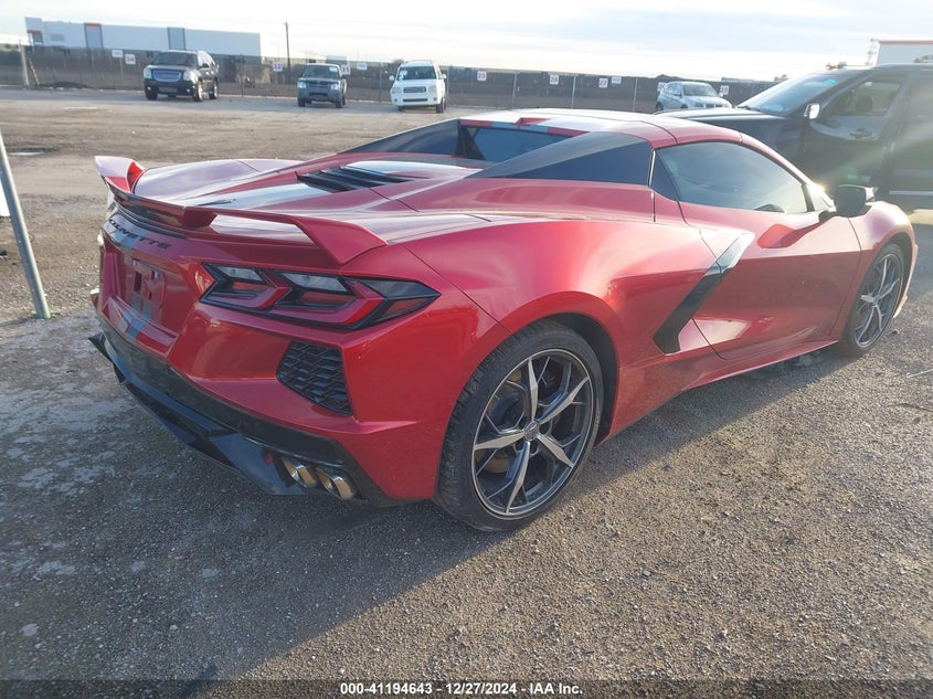 Vin: 1g1yc3d46n5117092, lot: 41684935, chevrolet corvette stingray rwd  3lt 20224