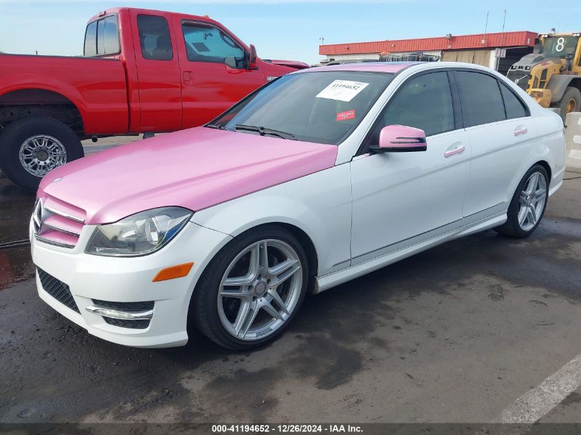 VIN WDDGF8AB9DR267124 2013 MERCEDES-BENZ C 300 no.2