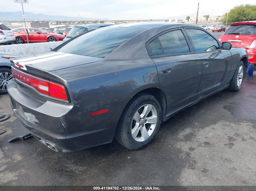 VIN 2C3CDXBG7DH596850 2013 DODGE CHARGER no.4