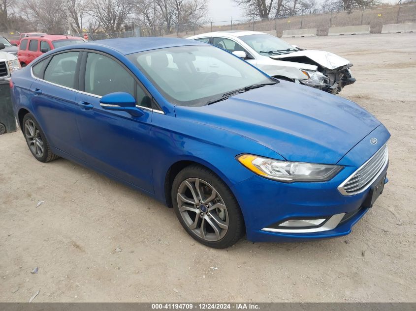 VIN 3FA6P0H99HR299224 2017 Ford Fusion, SE no.1