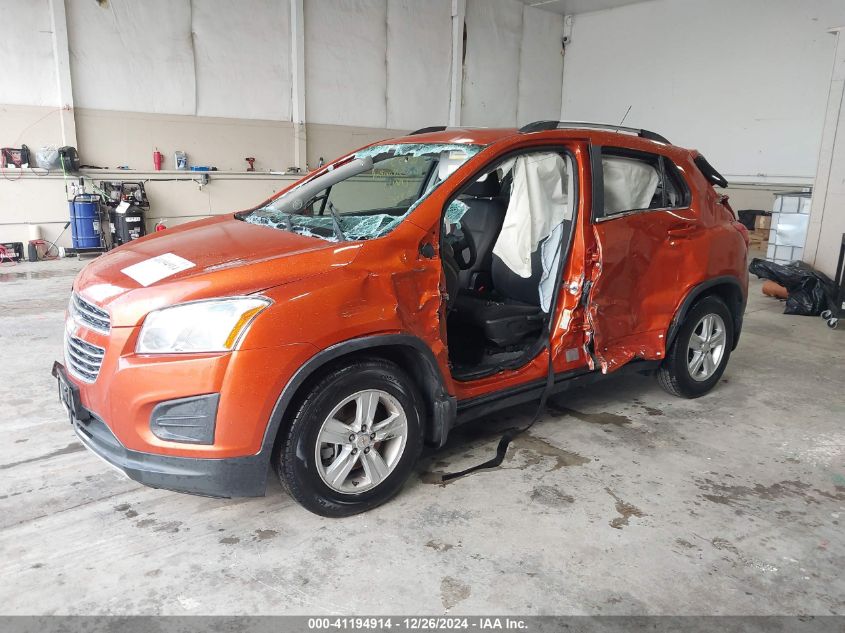 VIN KL7CJLSB3FB126907 2015 CHEVROLET TRAX no.2