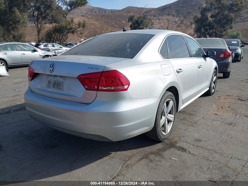 2013 VOLKSWAGEN PASSAT VIN: 1VWBN7A32DC070502
