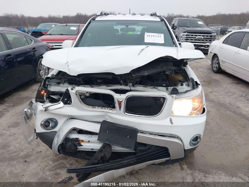 2007 Pontiac Torrent VIN: 2CKDL73F076035455 Lot: 41195215