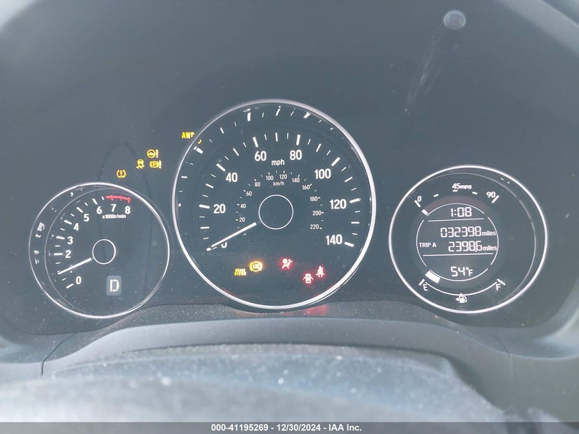2022 HONDA HR-V VIN: 3CZRU6H38NM769857