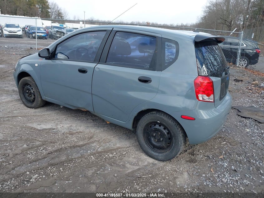 2008 CHEVROLET AVEO VIN: KL1TD66638B051757