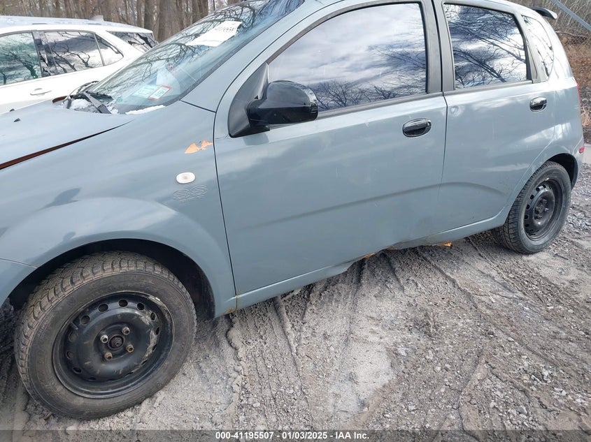 2008 CHEVROLET AVEO VIN: KL1TD66638B051757