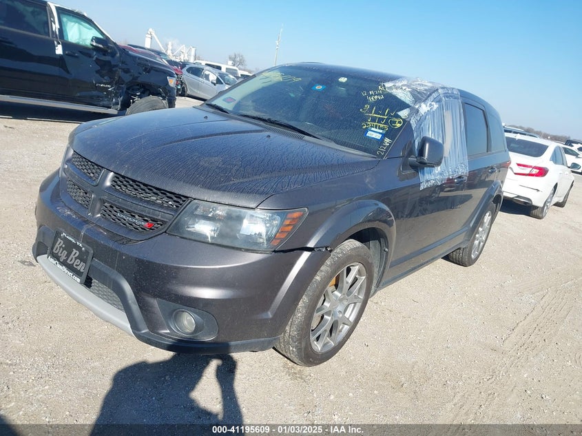 Vin: 3c4pdceg7gt212644, lot: 41685901, dodge journey r/t 20162