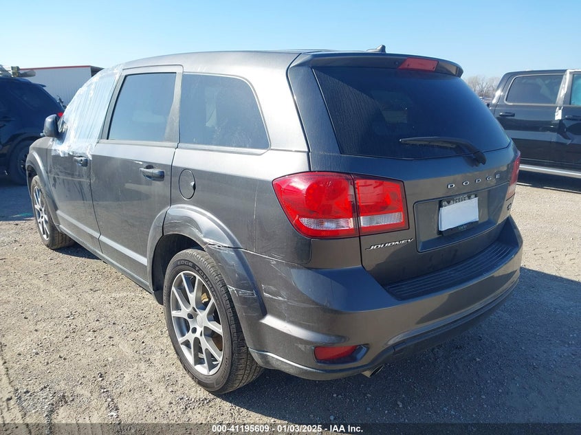 Vin: 3c4pdceg7gt212644, lot: 41685901, dodge journey r/t 20163