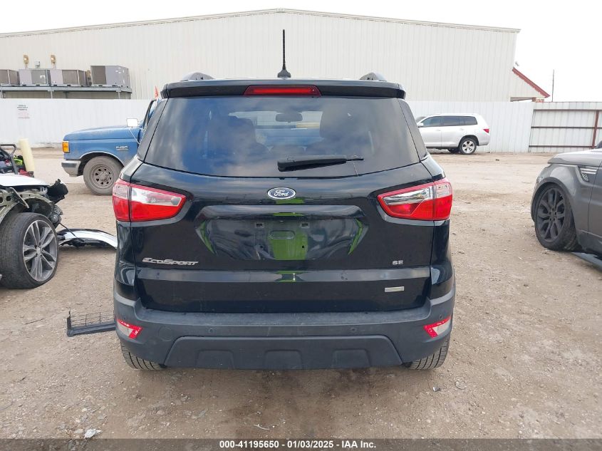 2019 FORD ECOSPORT SE - MAJ3S2GE6KC299022