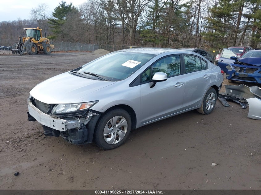 Vin: 19xfb2f53de024664, lot: 41686117, honda civic lx 20132