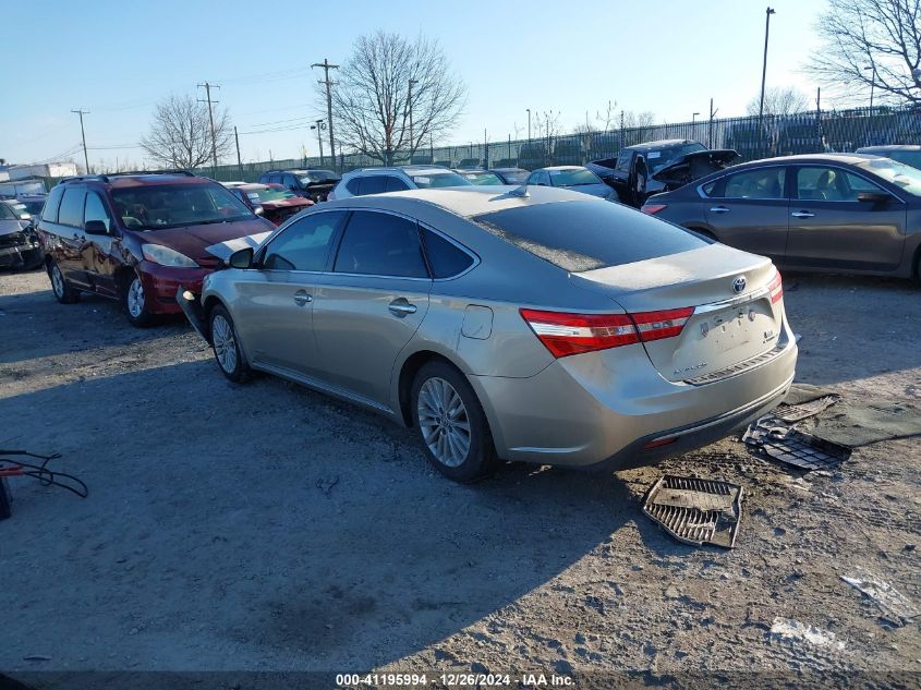 VIN 4T1BD1EB6EU035084 2014 Toyota Avalon, Hybrid Li... no.3