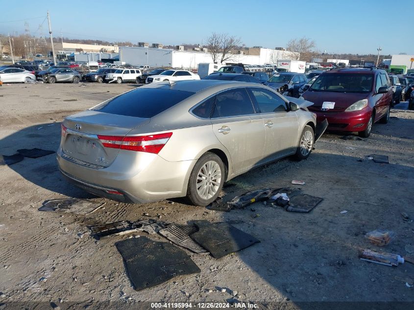 VIN 4T1BD1EB6EU035084 2014 Toyota Avalon, Hybrid Li... no.4