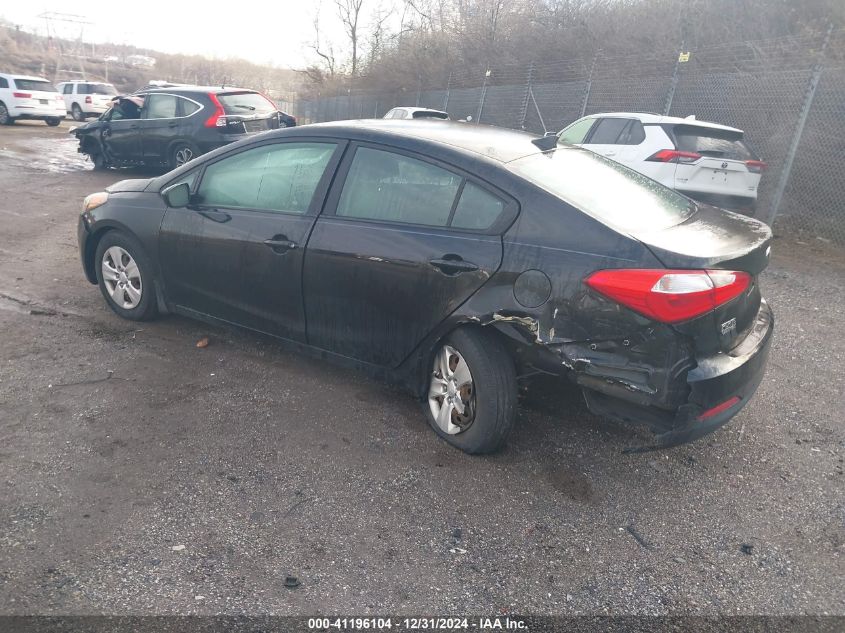 VIN KNAFK4A61F5412144 2015 KIA FORTE no.3