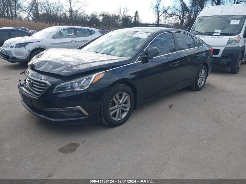 VIN 5NPE24AFXFH148615 2015 Hyundai Sonata, SE no.2