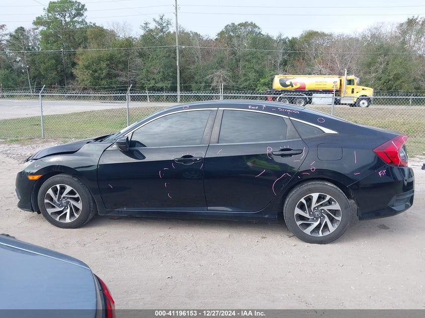 2016 HONDA CIVIC VIN: 19XFC2F74GE058356