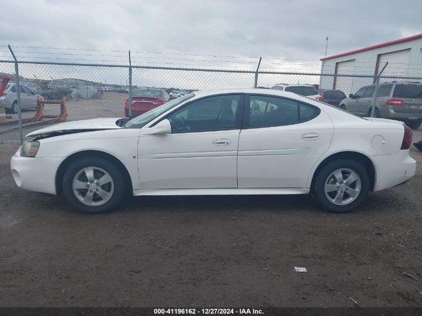 2007 Pontiac Grand Prix VIN: 2G2WP552771202026 Lot: 41196162