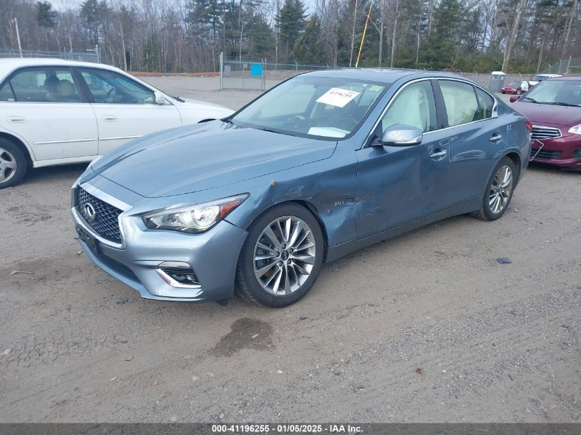 VIN JN1EV7AR8JM439487 2018 Infiniti Q50, 3.0T Luxe no.2