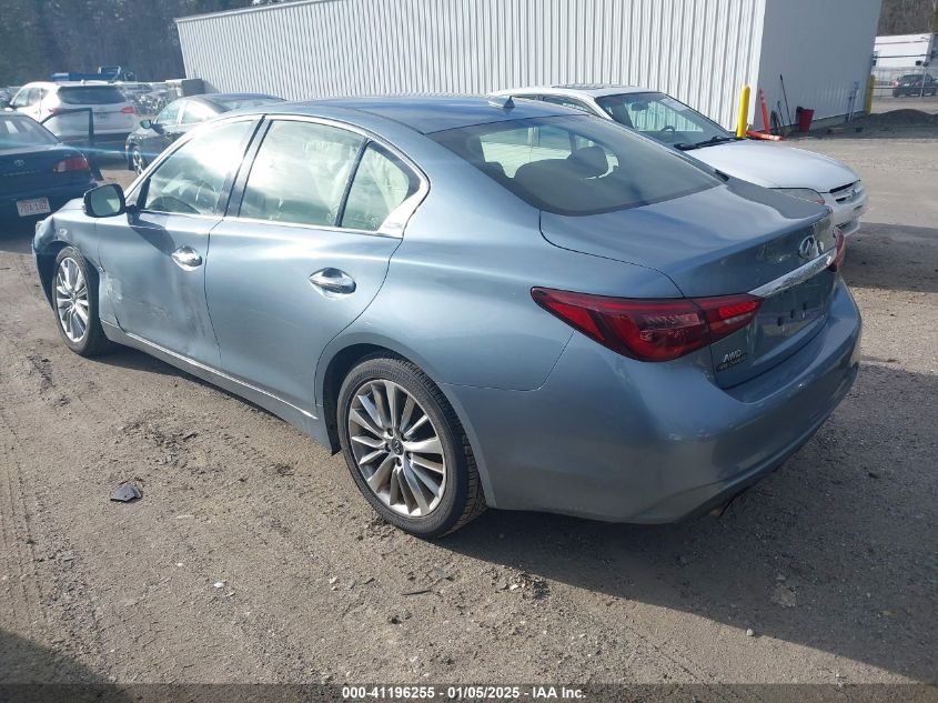 VIN JN1EV7AR8JM439487 2018 Infiniti Q50, 3.0T Luxe no.3