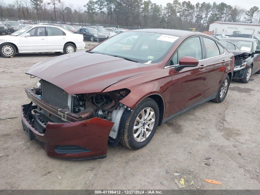 VIN 3FA6P0G72GR231667 2016 Ford Fusion, S no.2