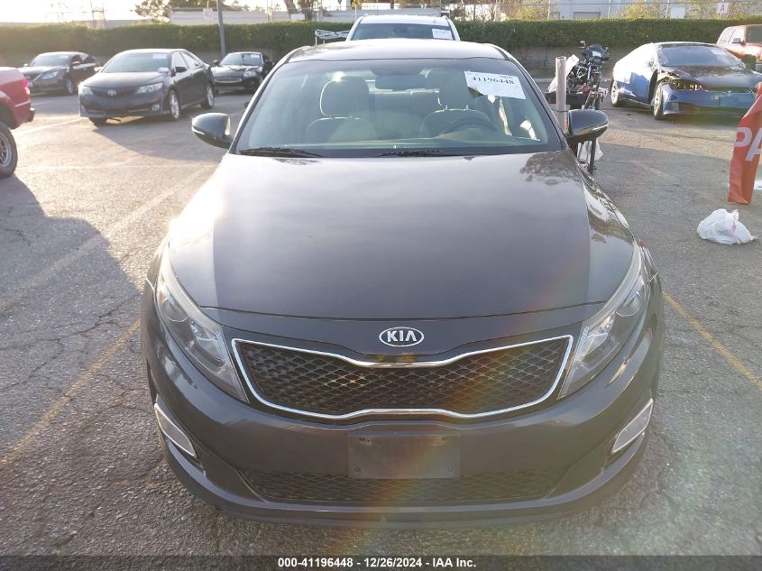 VIN 5XXGM4A71FG445635 2015 KIA Optima, LX no.12