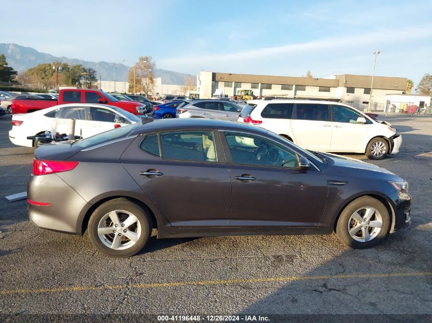 VIN 5XXGM4A71FG445635 2015 KIA Optima, LX no.13