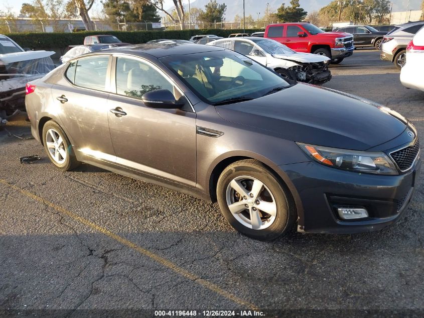 VIN 5XXGM4A71FG445635 2015 KIA Optima, LX no.1