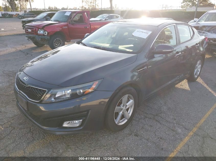 VIN 5XXGM4A71FG445635 2015 KIA Optima, LX no.2