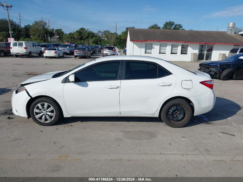 2015 TOYOTA COROLLA LE - 2T1BURHE2FC390048