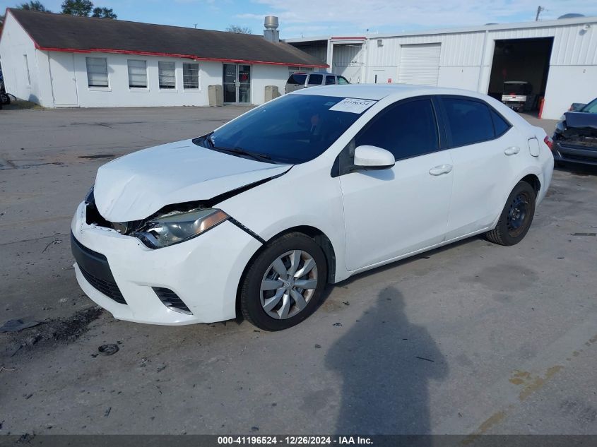 2015 TOYOTA COROLLA LE - 2T1BURHE2FC390048