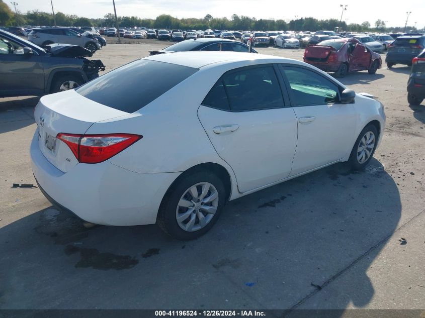 2015 TOYOTA COROLLA LE - 2T1BURHE2FC390048