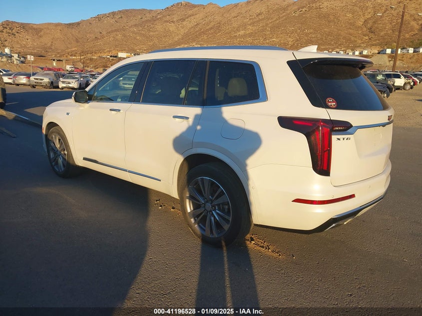 Vin: 1gykpcrs5nz163184, lot: 41686820, cadillac xt6 fwd premium luxury 20223