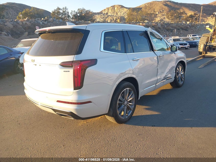 Vin: 1gykpcrs5nz163184, lot: 41686820, cadillac xt6 fwd premium luxury 20224