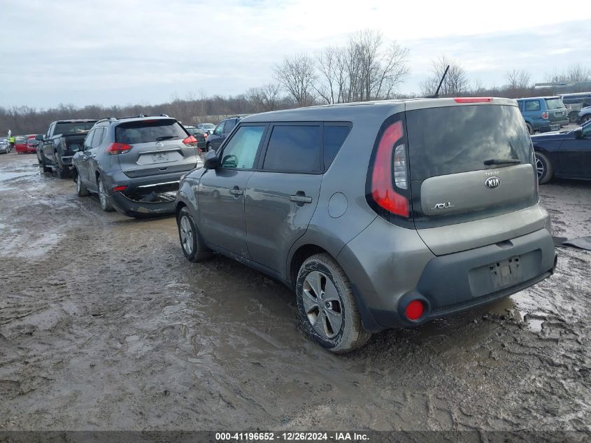 VIN KNDJN2A26F7200916 2015 KIA SOUL no.3