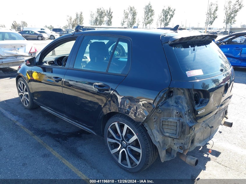 2012 VOLKSWAGEN GTI VIN: WVWHD7AJ0CW221719