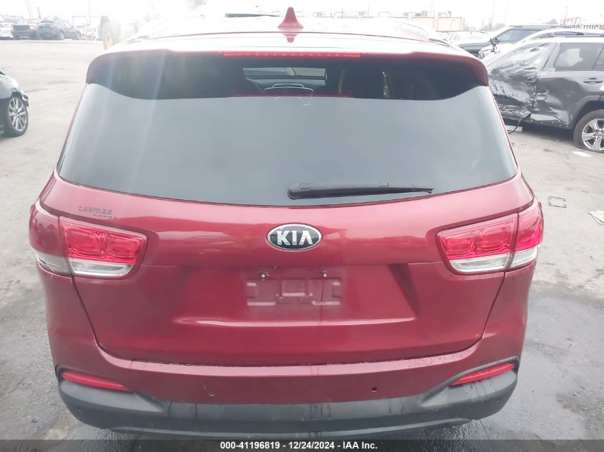 2016 Kia Sorento 2.4L Lx VIN: 5XYPG4A32GG088936 Lot: 41196819