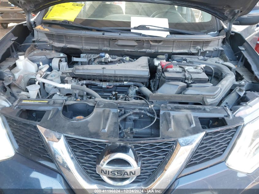 2016 Nissan Rogue S VIN: JN8AT2MT2GW015350 Lot: 41196824