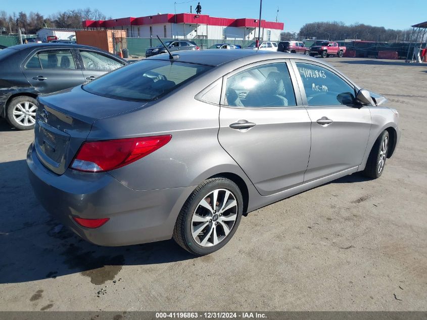 VIN KMHCT4AE3HU364984 2017 Hyundai Accent, Value Ed... no.4