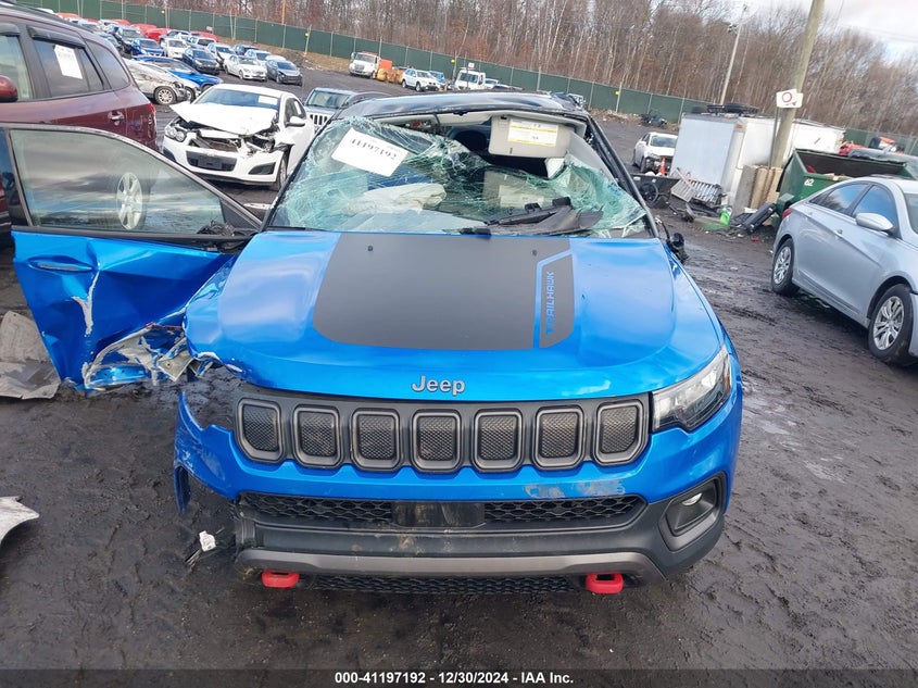 2022 JEEP COMPASS TRAILHAWK 4X4 - 3C4NJDDB6NT124743