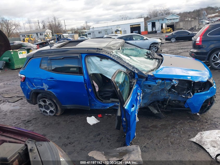 2022 JEEP COMPASS TRAILHAWK 4X4 - 3C4NJDDB6NT124743