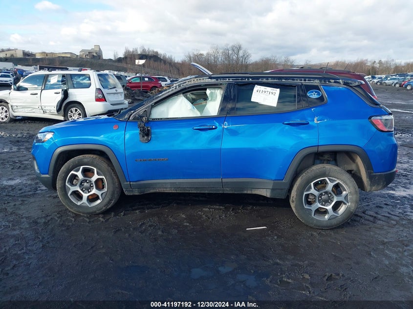 2022 JEEP COMPASS TRAILHAWK 4X4 - 3C4NJDDB6NT124743