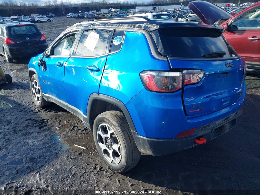 2022 JEEP COMPASS TRAILHAWK 4X4 - 3C4NJDDB6NT124743